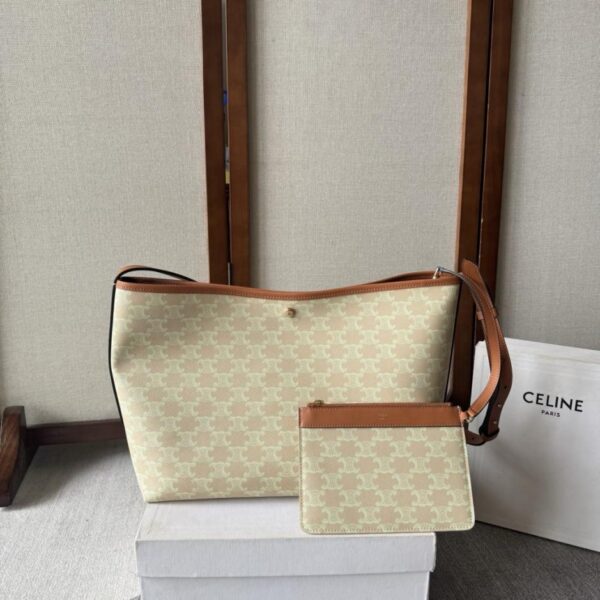 CELINE SOFT SHOPPER標誌印花手袋(69CTT)