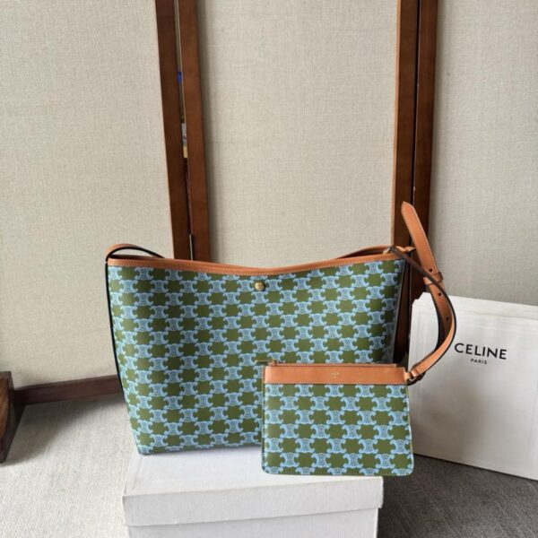 CELINE SOFT SHOPPER標誌印花手袋(F8QNJ)