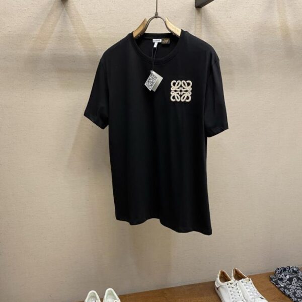 Loewe 輕盈棉質飾刺繡短袖(ZU3LLH)