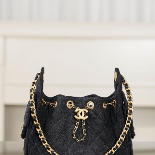 Chanel bag mini 牛仔黑上 (FBOQJ2)