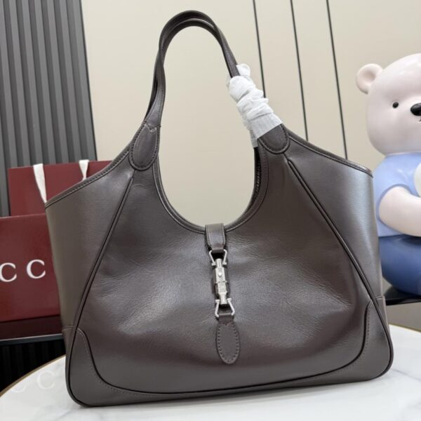 Gucci 咖啡色軟皮托特包(CG7SKC)