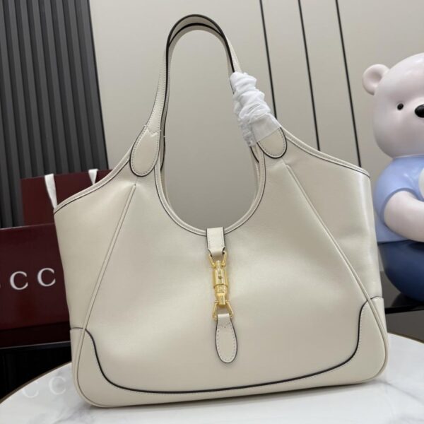 Gucci 白色軟皮托特包(DU6L50)