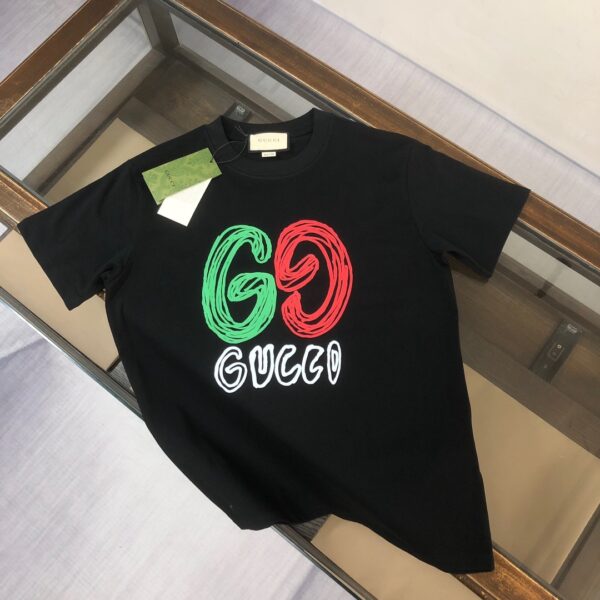 古馳 夏季新款圓領短袖(296GTJ)
